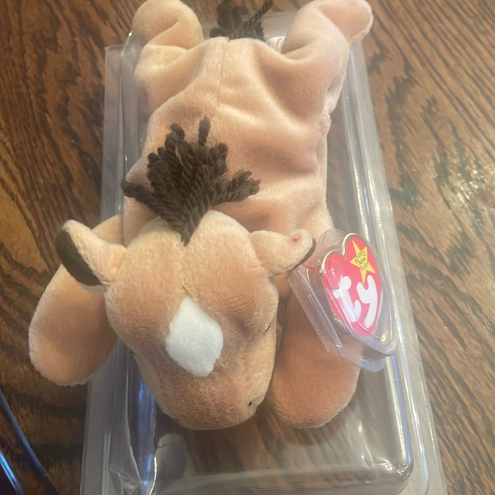Ty beanie baby 3rd generation tag Derby the horse 1995